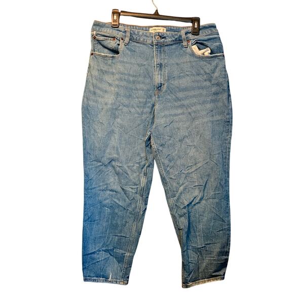 Abercrombie & Fitch The Mom High rise jeans size 14 short - Picture 1 of 4